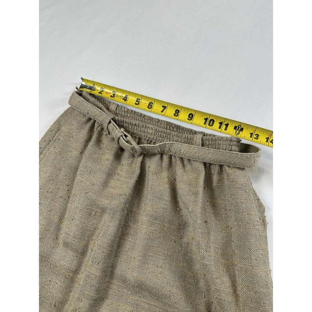 60s 70s Prestige of Boston Natural Fiber Skirt Beige Tweed Career Blazer Suit‎ - Picture 5 of 10